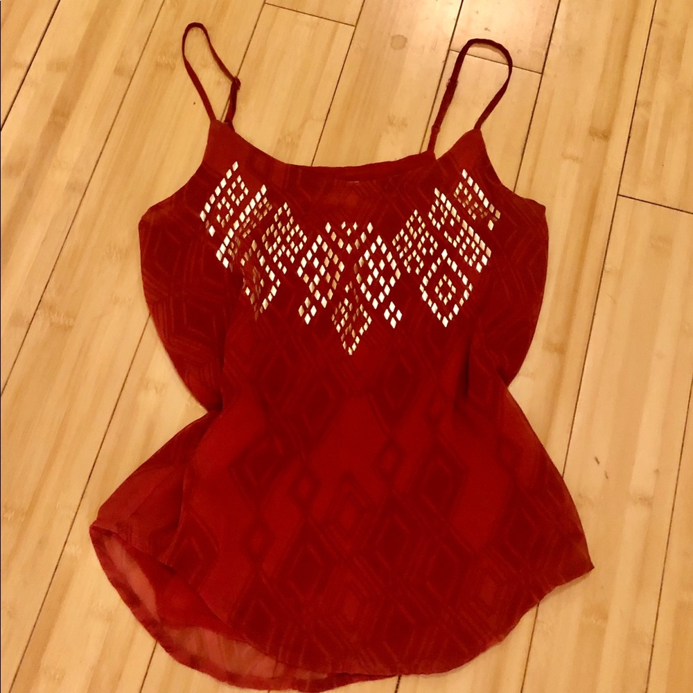 Chiffon tank top